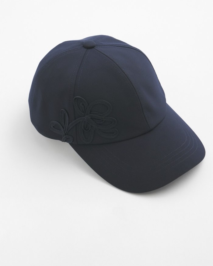 Women's Neema UPF Soutache Baseball Cap - Classic Navy - Click Image to Close