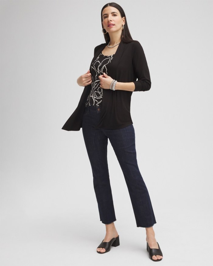 Women's Touch of Cool Easy Cardigan - Black