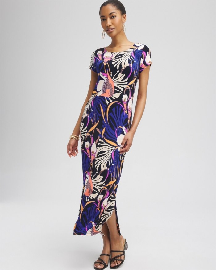 Women's Travelers Classic Floral Maxi Dress - Travelers India Ink