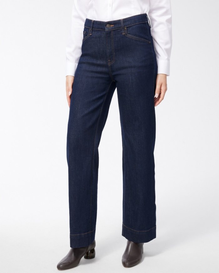 Women's Trouser Jeans - Chestnut Rinse Indigo