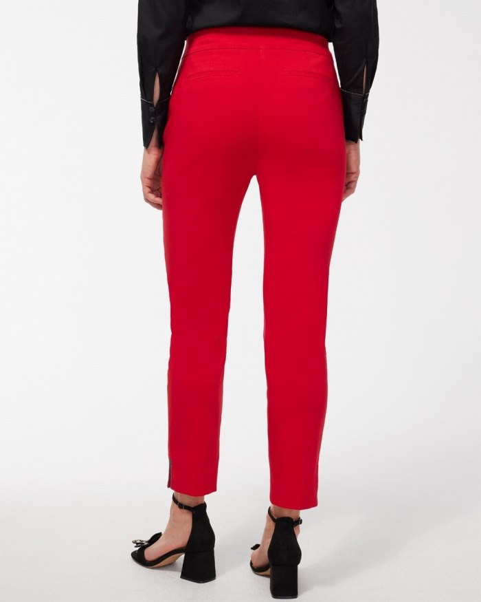 Women's Brigitte Beaded Detail Ankle Pants - Wild Poppy