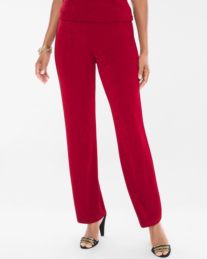 Women's Travelers Classic No Tummy Pants - Travelers Enamel Red - Click Image to Close