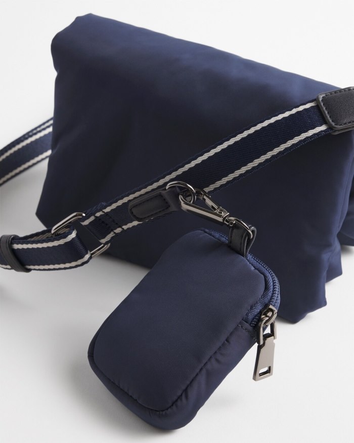 Women's Mini Puffer Crossbody Bag - Classic Navy