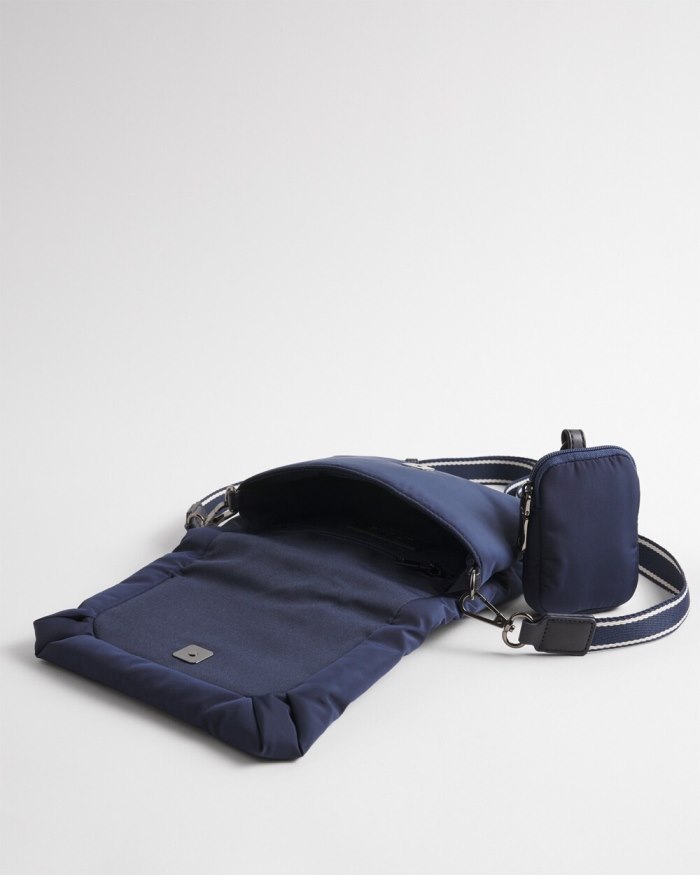 Women's Mini Puffer Crossbody Bag - Classic Navy