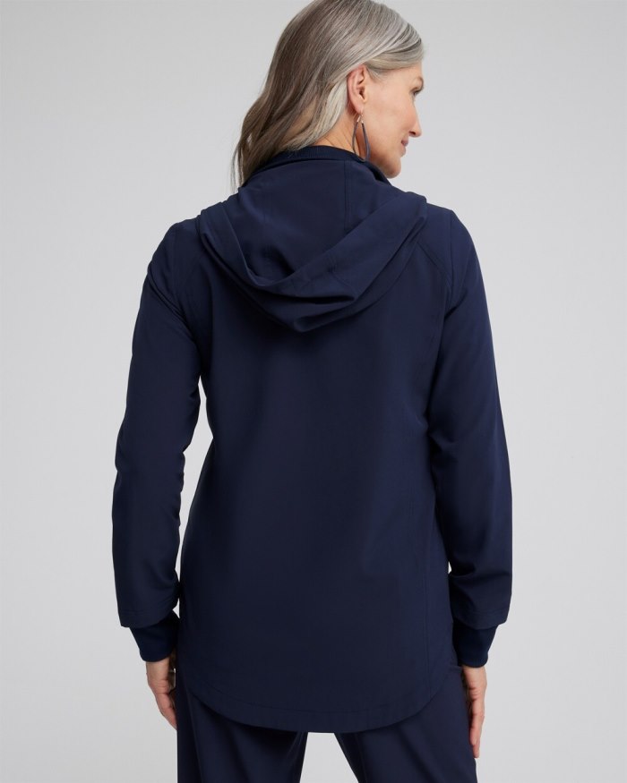 Women's Zenergy UPF Neema Rib Mix Jacket - Classic Navy