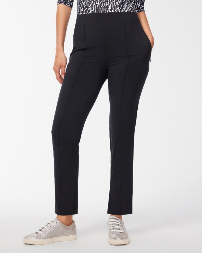 Women's Zenergy UPF Neema Ankle Trousers - Black - Click Image to Close