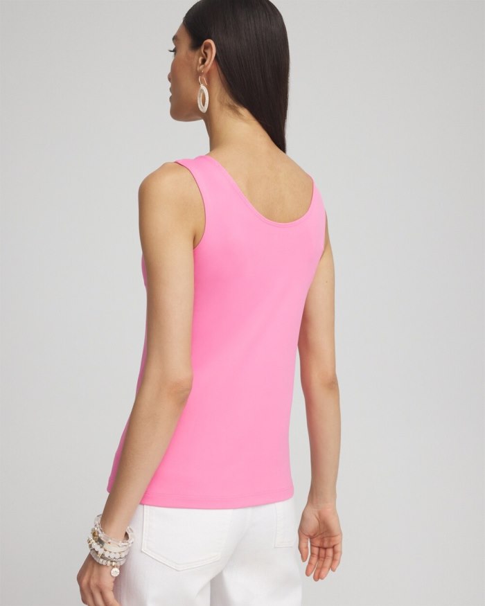 Women's Microfiber Tank - DELIGHTFUL PINK