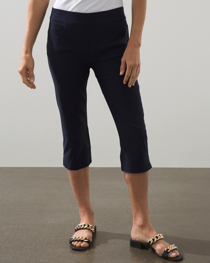 Women's Brigitte Rivet Capris - Classic Navy