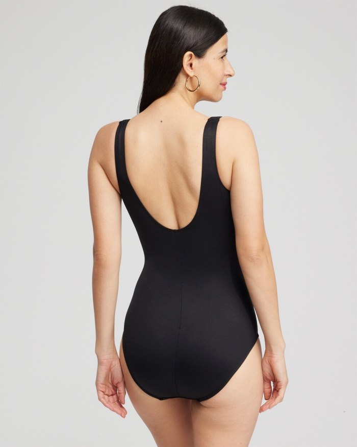 Women's Miraclesuit Rock Solid Regatta One Piece - Black