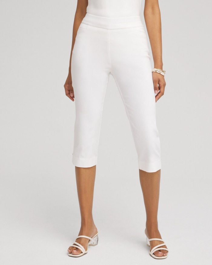 Women's Brigitte Rivet Capris - Alabaster