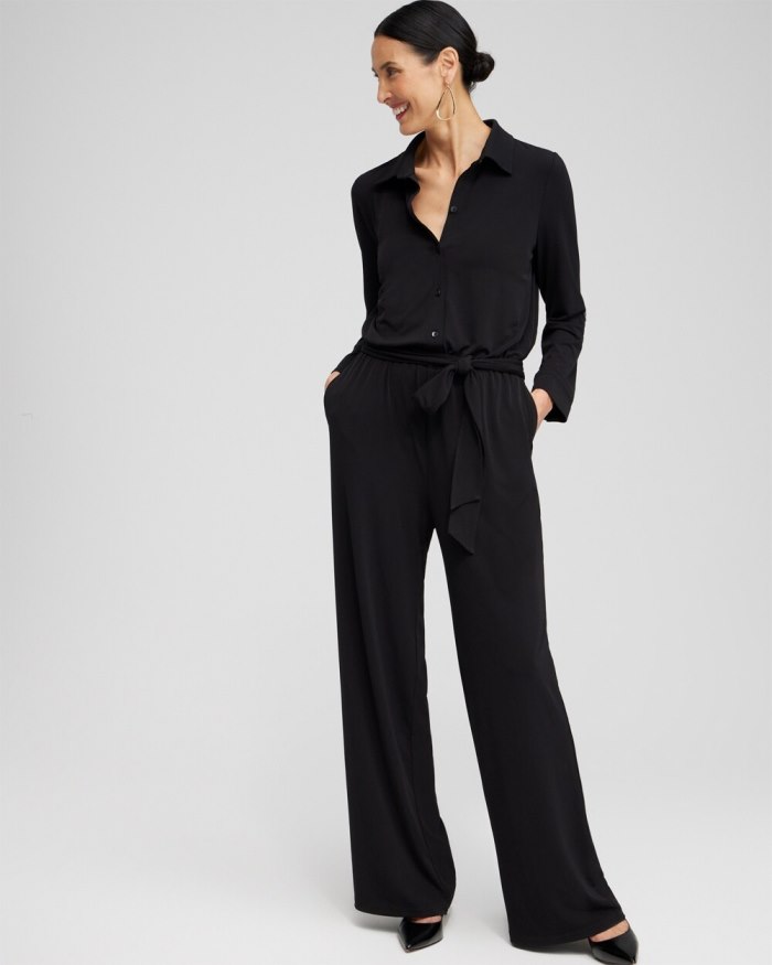 Women's Utility Jumpsuit - Black