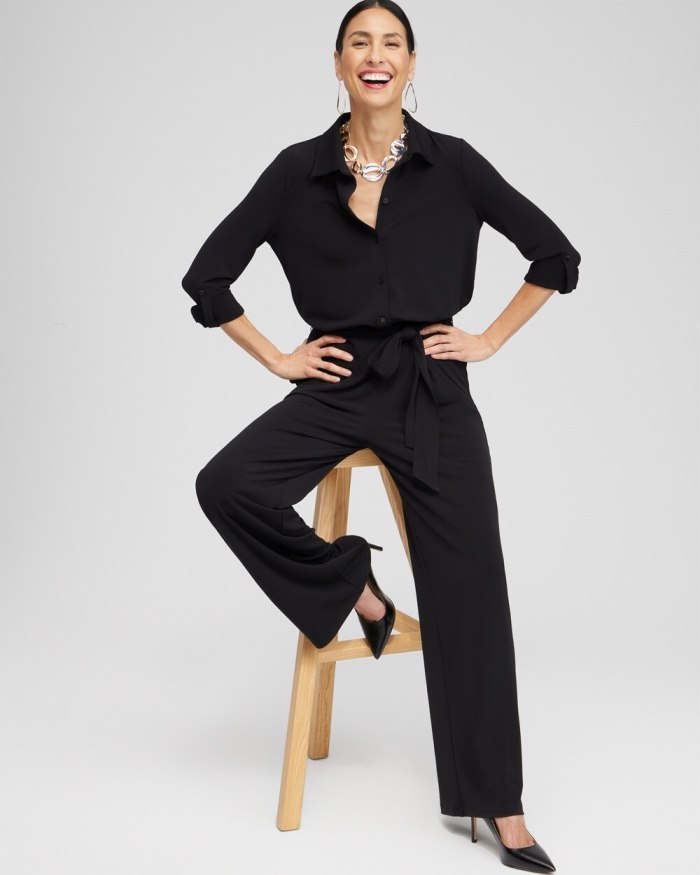 Women's Utility Jumpsuit - Black