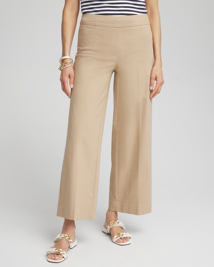 Women's Brigitte Wide Leg Cropped Pants - Sycamore