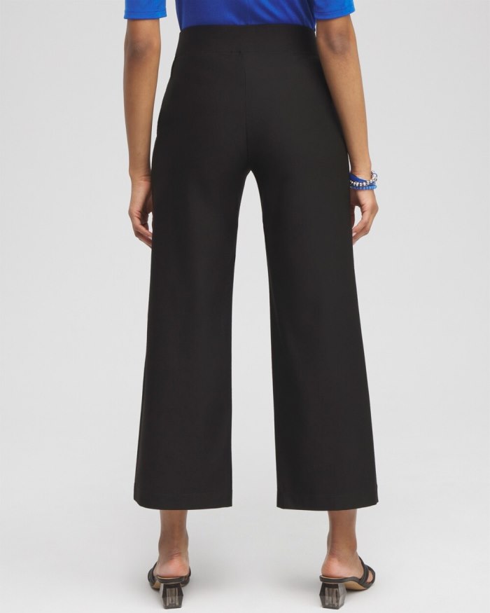 Women's Travelers Collection Crepe Cropped Pants - Travelers Black