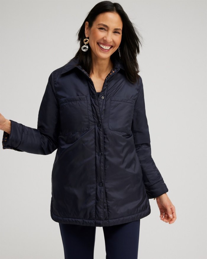 Women's Nylon Jacket - Classic Navy