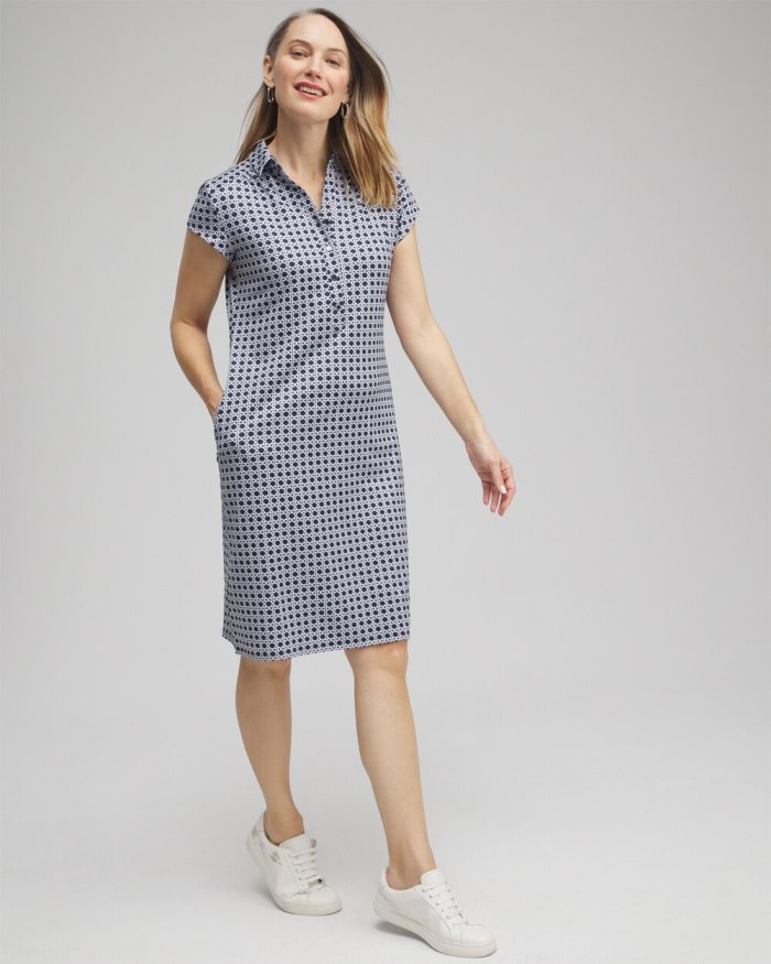 Women's Zenergy UPF Cap Sleeve Dress - Classic Navy