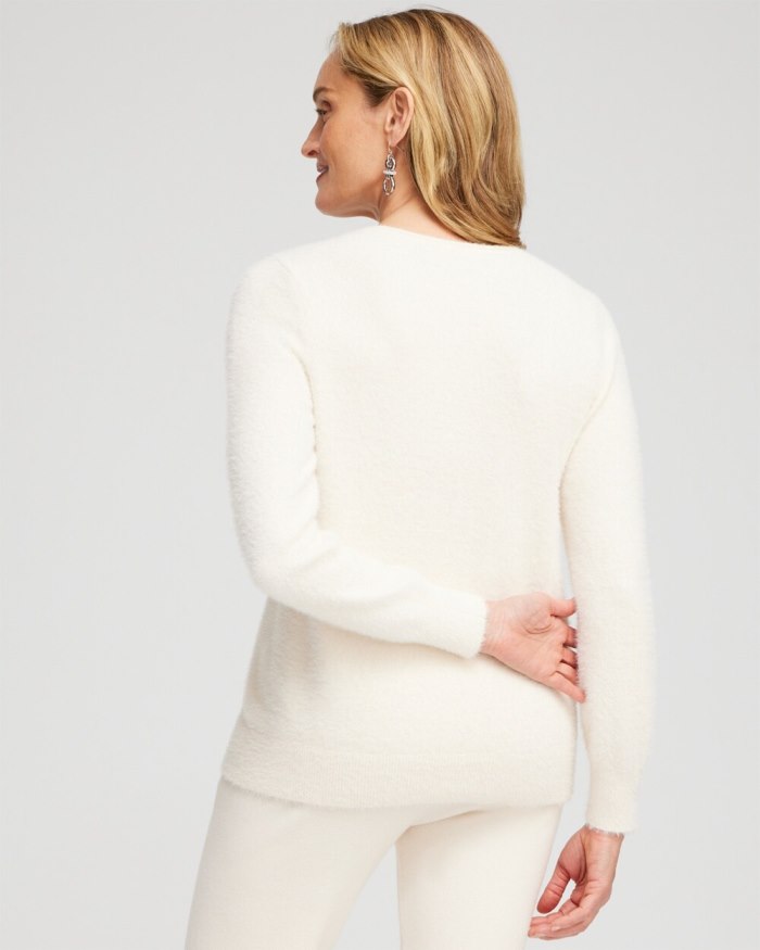 Women's Zenergy Eyelash Sweater - English Cream