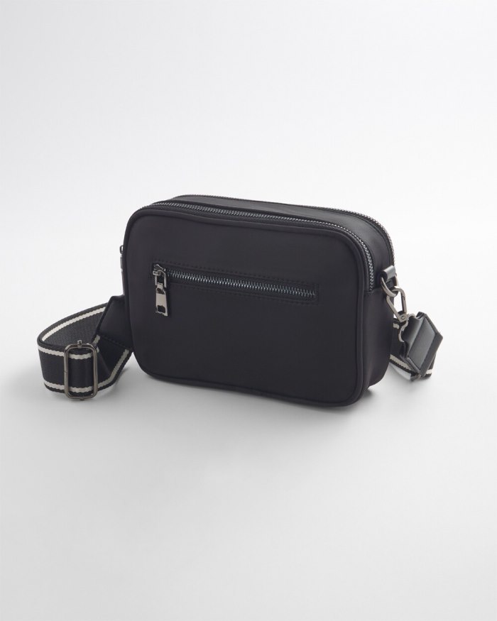 Women's Camera Crossbody Bag - Black