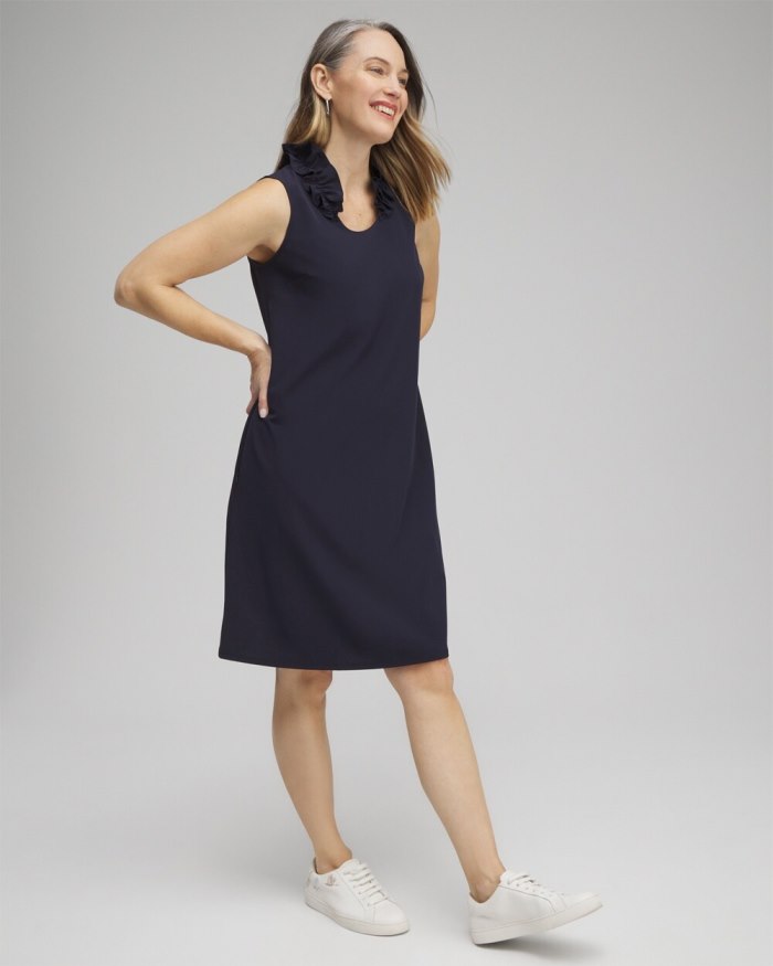 Women's Zenergy Neema UPF Ruffle Dress - Classic Navy