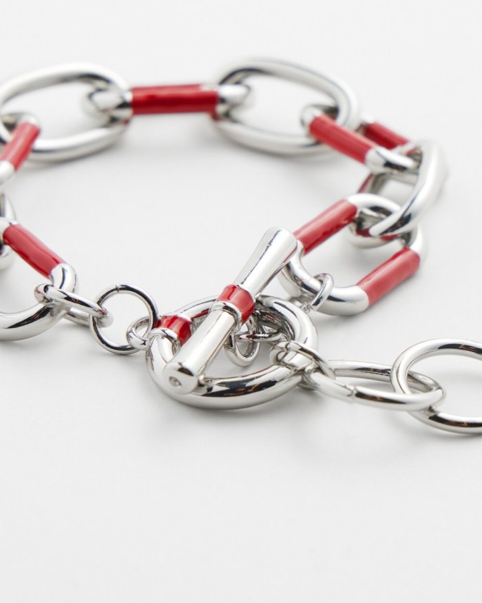 Women's Red Link Bracelet - Red