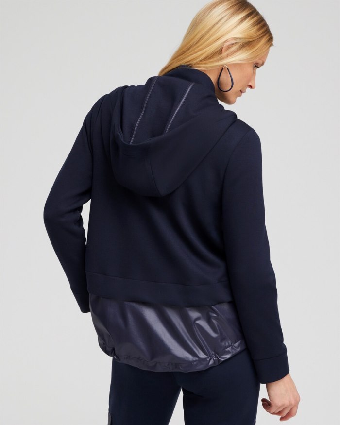 Women's Zenergy Double Knit Mix Jacket - Classic Navy