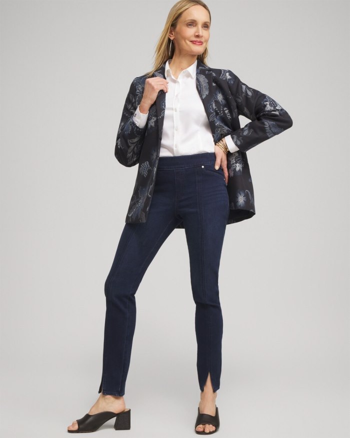 Women's Travelers Pull On Jeans - Skyway Indigo