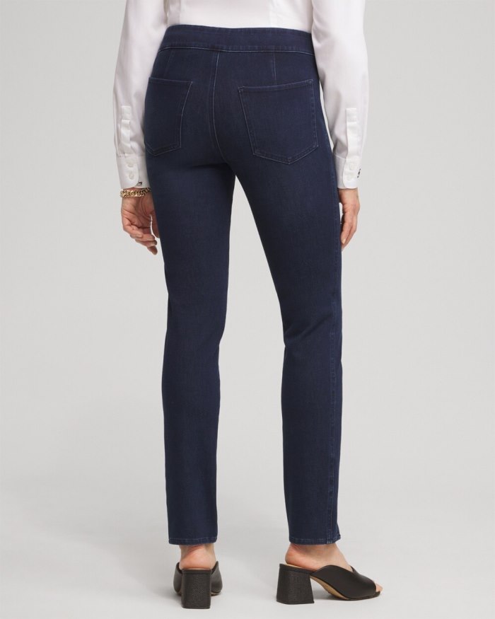 Women's Travelers Pull On Jeans - Skyway Indigo