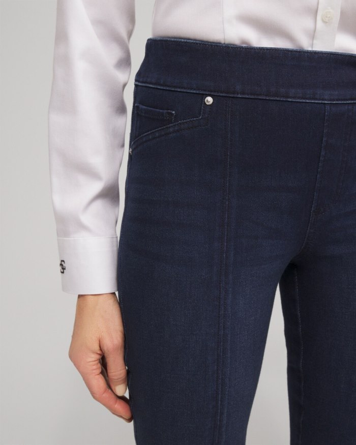 Women's Travelers Pull On Jeans - Skyway Indigo