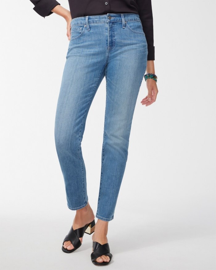 Women's Girlfriend Ankle Jeans - Mill Street Indigo - Click Image to Close