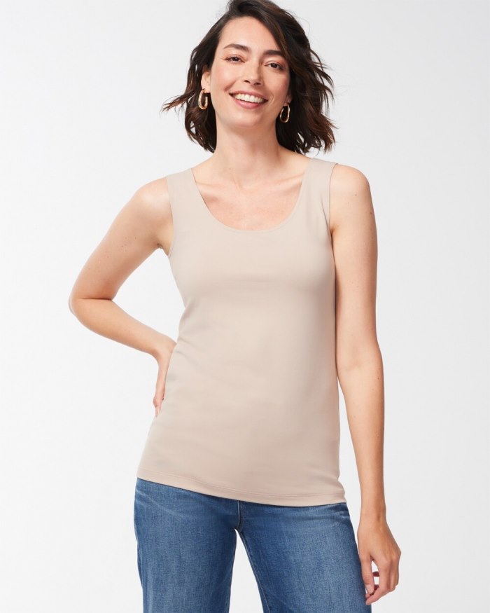 Women's Microfiber Tank - Soft Latte