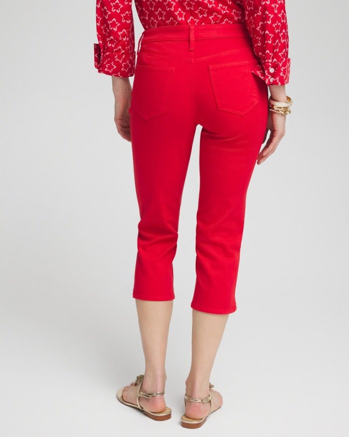 Women's Girlfriend 21" Capris - MADEIRA RED