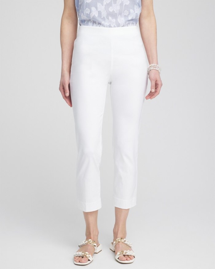 Women's Juliet Straight Cropped Pants - Alabaster - Click Image to Close