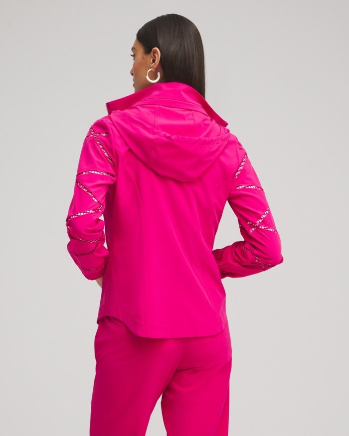 Women's Zenergy UPF Neema Lattice Jacket - Magenta Rose