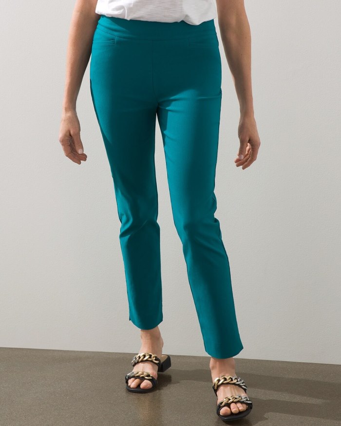 Women's Brigitte Slim Ankle Pants - Gulfside Blue