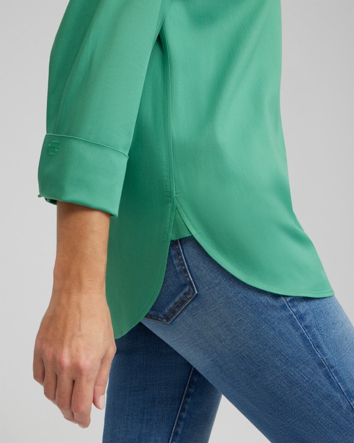 Women's No Iron 3/4 Sleeve Shirt - Twisted Ivy