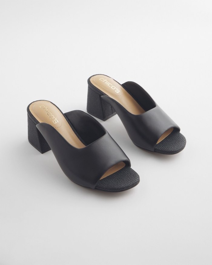 Women's Black Modern Heels - Black