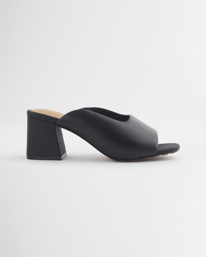 Women's Black Modern Heels - Black