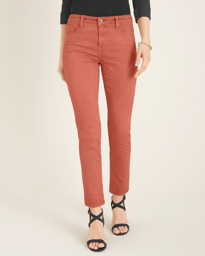 Women's So Slimming Girlfriend Ankle Jeans - Desert Coral