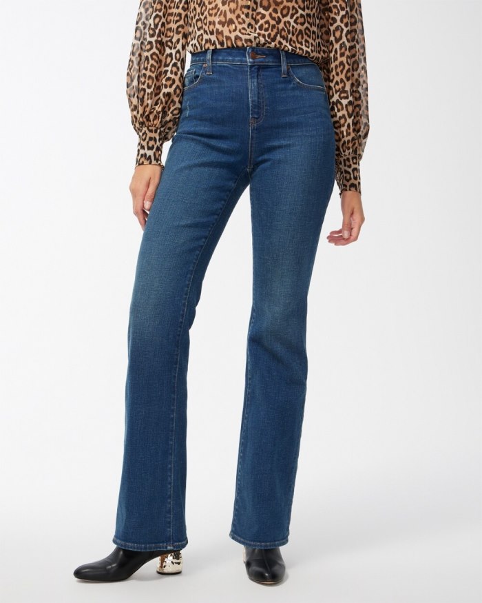 Women's High Rise Flare Jeans - Sequoia Indigo