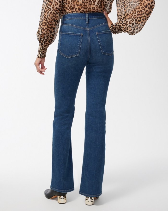 Women's High Rise Flare Jeans - Sequoia Indigo