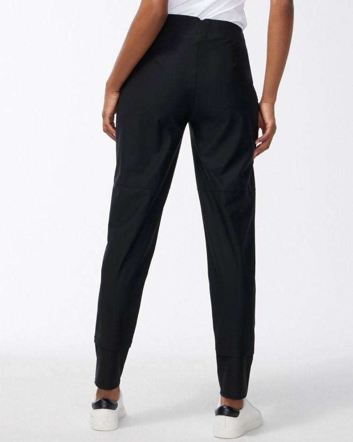 Women's Zenergy Seam Detail Stretch Pants - Black