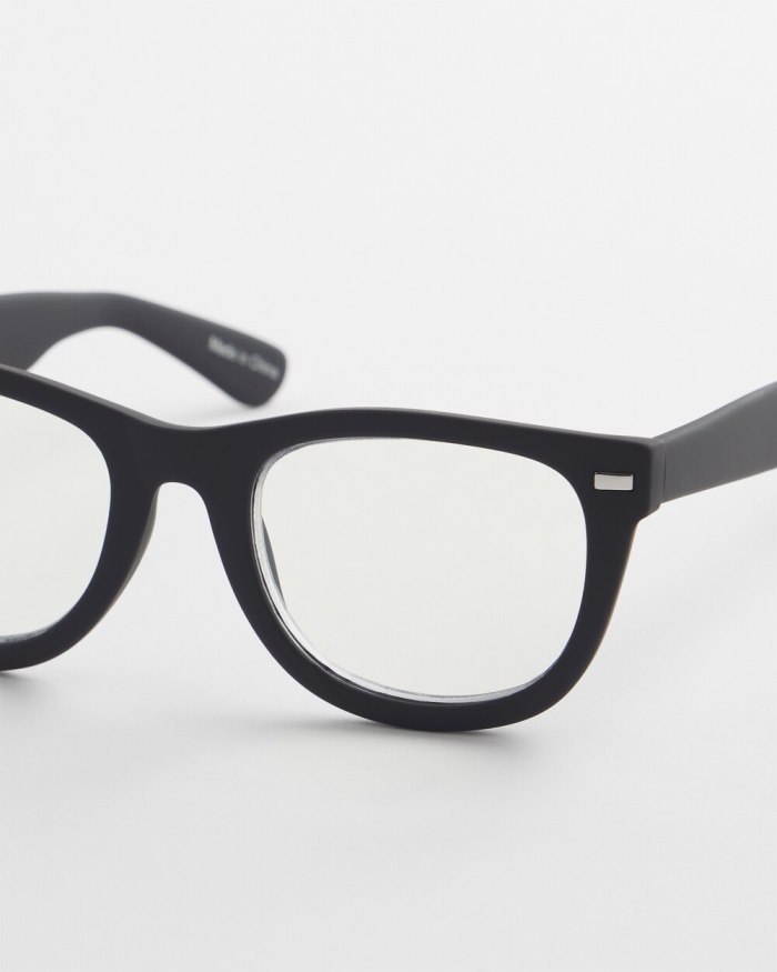 Women's Matte Black Readers - Black