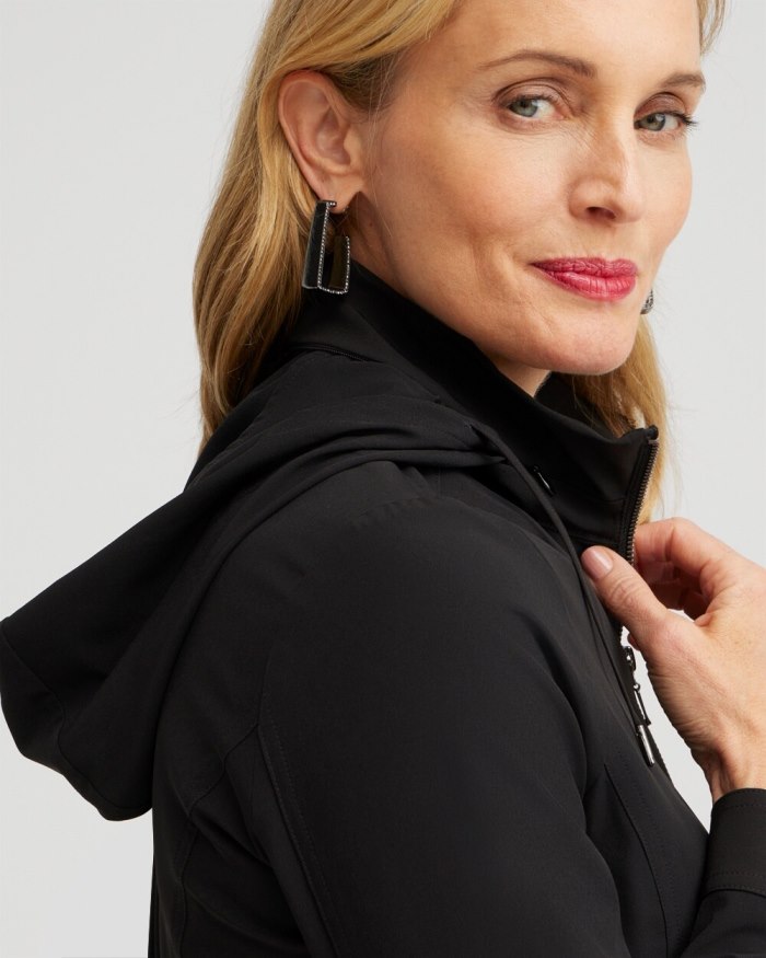 Women's Zenergy UPF Hidden Hood Jacket - Black