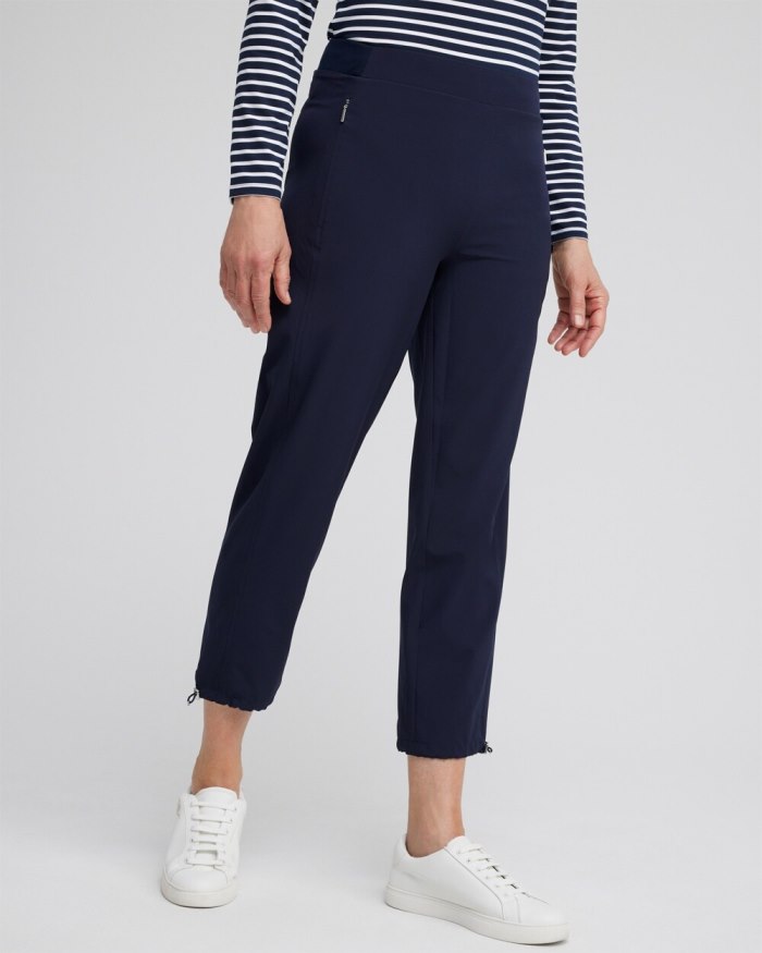 Women's Zenergy UPF Neema Bungee Cropped Pants - Classic Navy