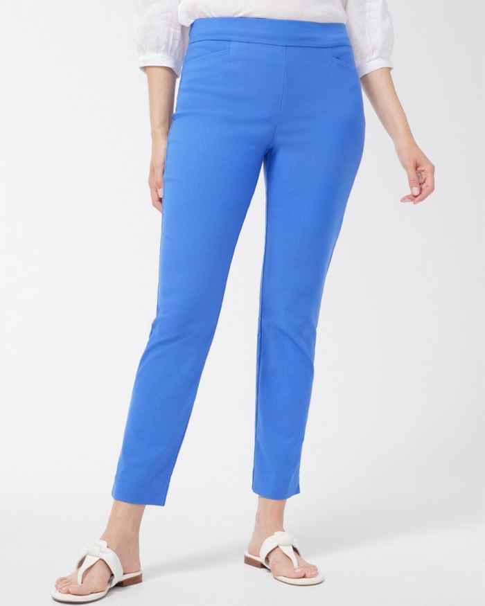 Women's Brigitte Slim Ankle Pants - Amparo Blue - Click Image to Close