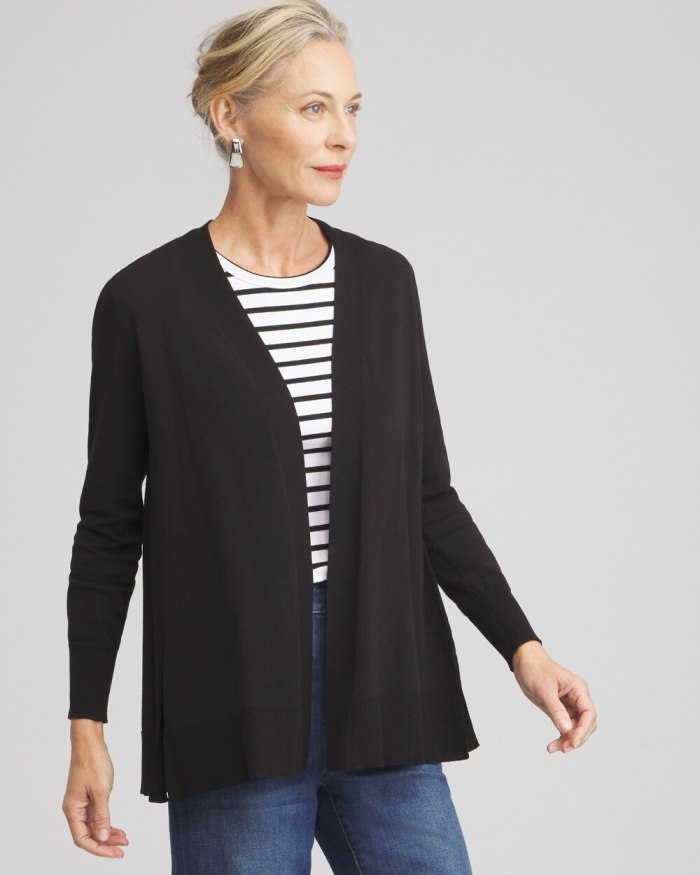 Women's Summer Romance Cardigan - Black - Click Image to Close