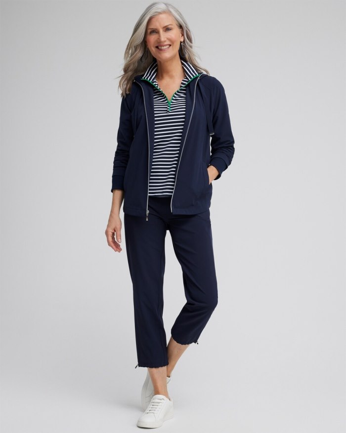 Women's Zenergy UPF Neema Rib Mix Jacket - Classic Navy