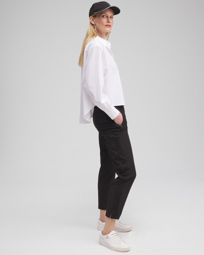 Women's Zenergy Neema Cropped Shirt - Alabaster