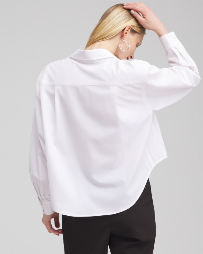 Women's Zenergy Neema Cropped Shirt - Alabaster