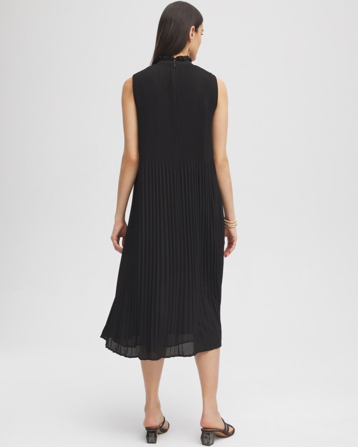 Women's Black Label Pleat Dress - Black